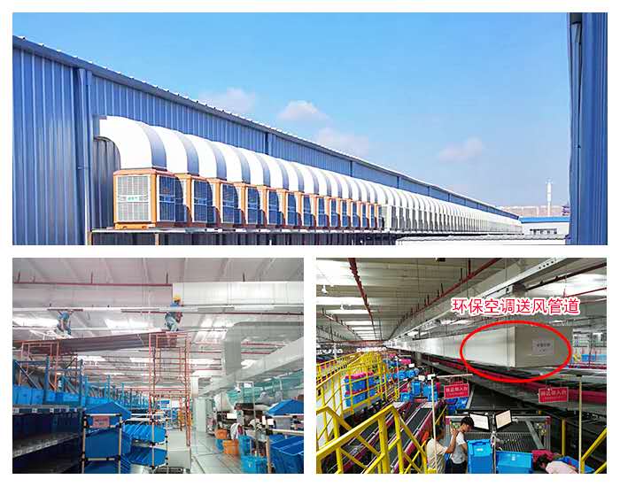 潤(rùn)東方蒸發(fā)式冷風(fēng)機(jī)降溫案例